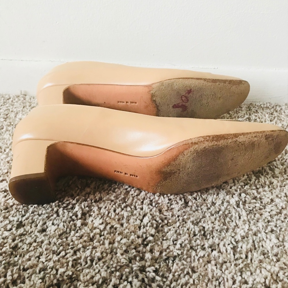 Salvatore Ferragamo Tan Leather Shoes Size 9AA - Picture 6 of 8